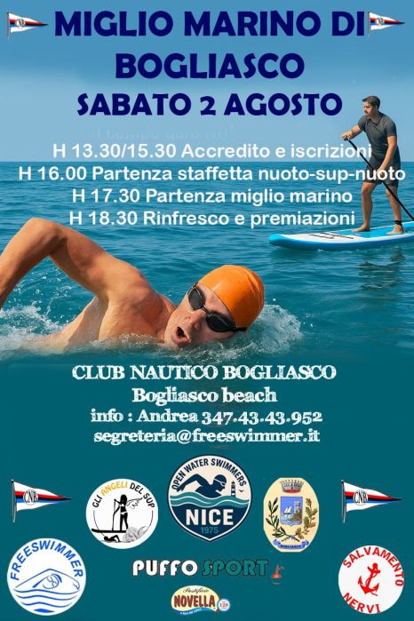 1° EDIZIONE MIGLIO DI BOGLIASCO - 13 LUGLIO 2025 - BOGLIASCO GE