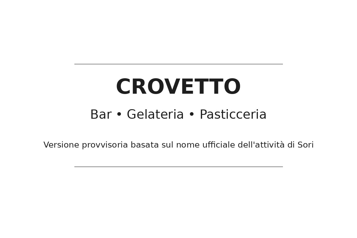Logo Bar pasticceria Crovetto